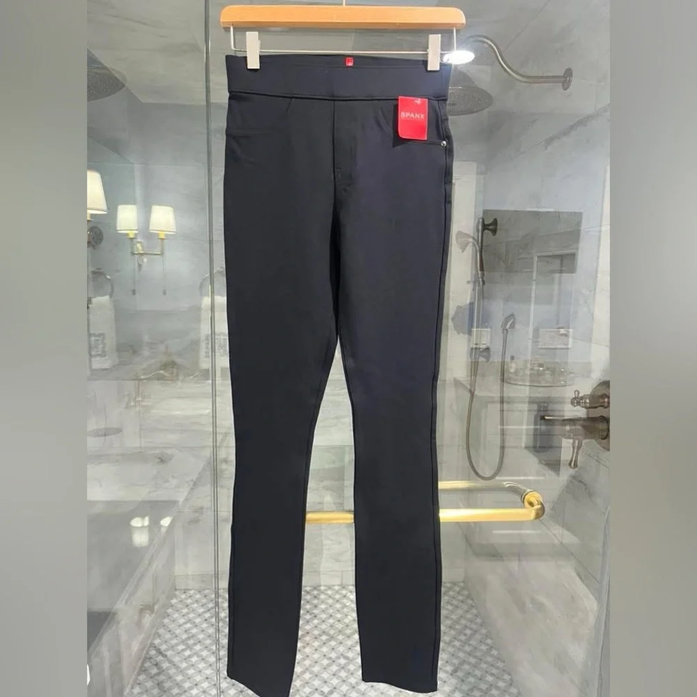 NWT Spanx Black The Perfect Pant, 4-Pocket, Ankle Length - Picture 6 of 6